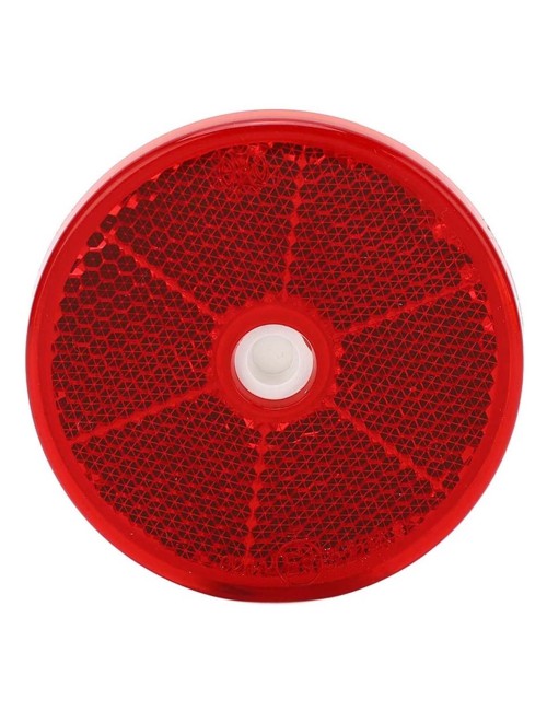 ROUND REFLECTOR RED