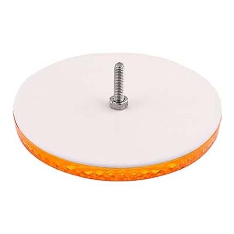 ROUND REFLECTOR YELLOW