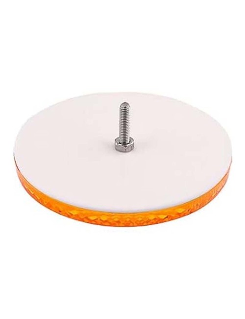 ROUND REFLECTOR YELLOW