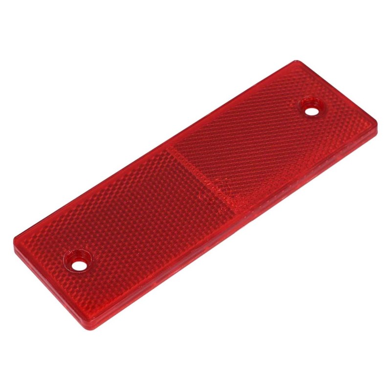 22367-RECTANGLE REFLECTOR RED 9CM X 4CM