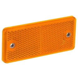 22367-RECTANGLE REFLECTOR YELLOW 9CM X 4CM