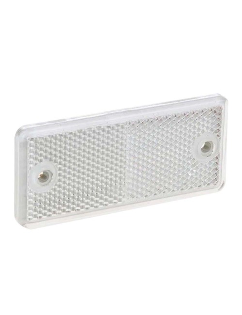 22367-RECTANGLE REFLECTOR WHITE 9CM X 4CM