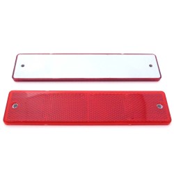 KOREALITE-RECTANGLE REFLECTOR RED 18CM X 4CM