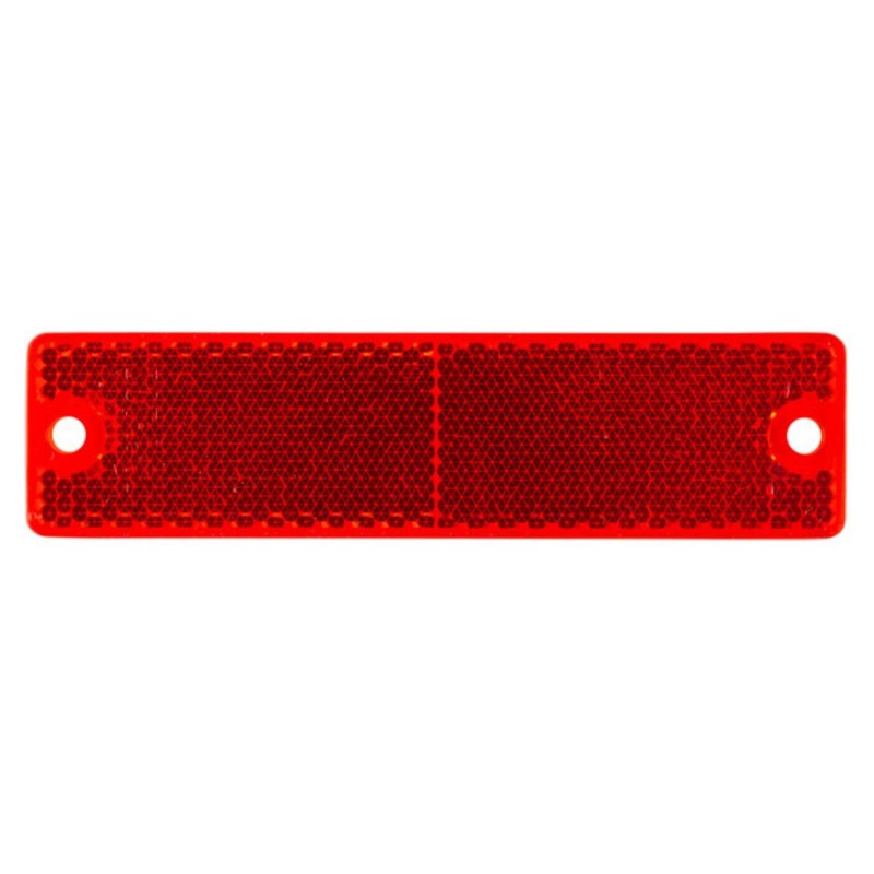 KOREALITE-RECTANGLE REFLECTOR RED 18CM X 4CM
