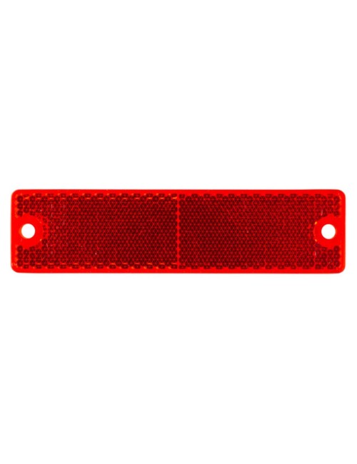 KOREALITE-RECTANGLE REFLECTOR RED 18CM X 4CM