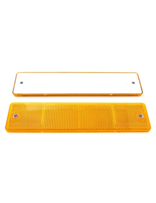 KOREALITE-RECTANGLE REFLECTOR YELLOW 18CM X 4CM