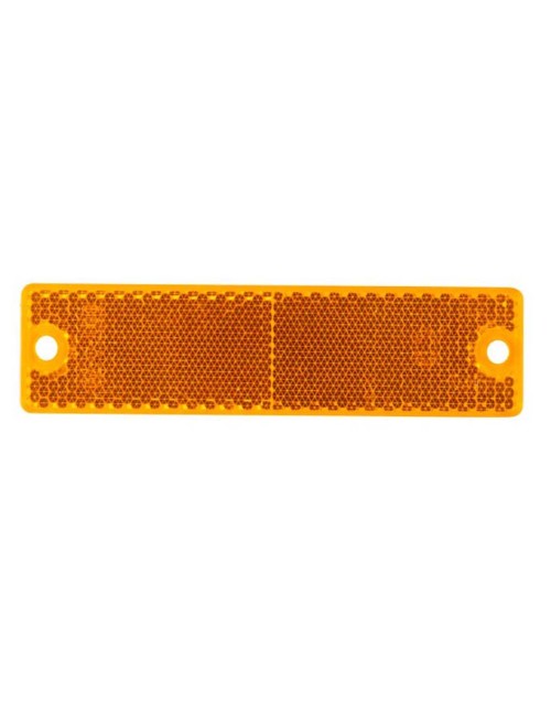 KOREALITE-RECTANGLE REFLECTOR YELLOW 18CM X 4CM