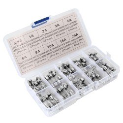 FAST-BLOW GLASS TUBE FUSE KIT 6X30MM 60PCS/PKT