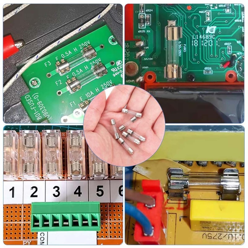 FAST-BLOW GLASS TUBE FUSE KIT 6X30MM 60PCS/PKT