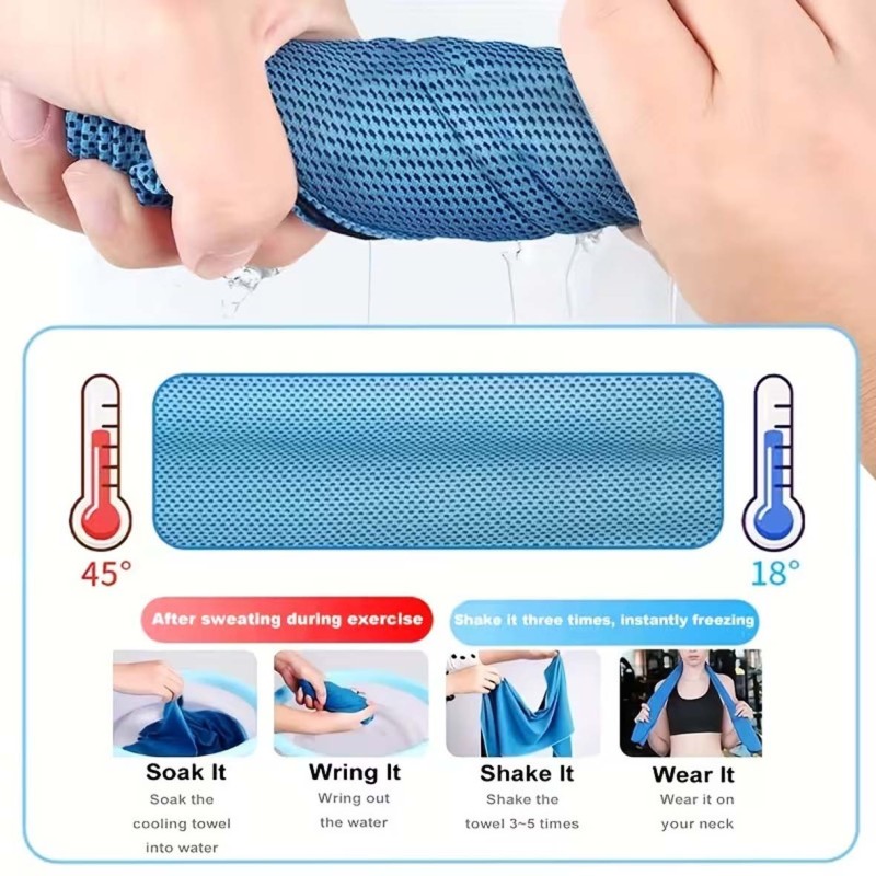 COOL TOWEL MULTICOLOR 50 X 100