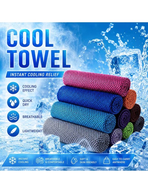 COOL TOWEL MULTICOLOR 50 X 100
