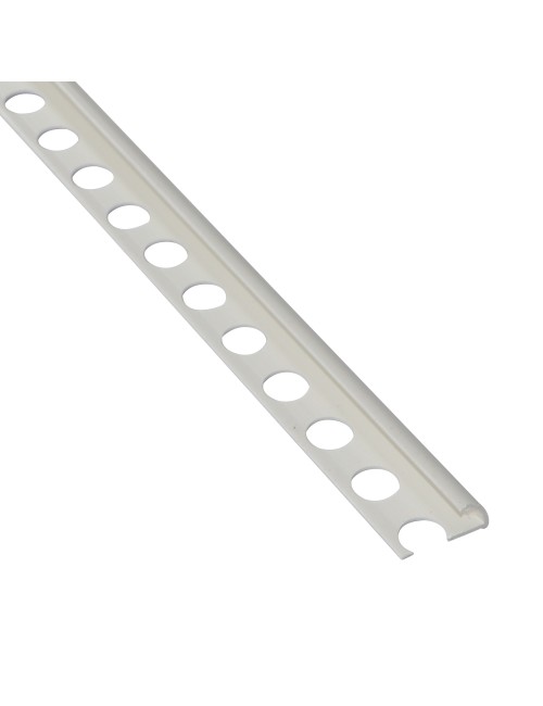 PVC TILE TRIM WHITE 10 MM x 2.60 MTR
