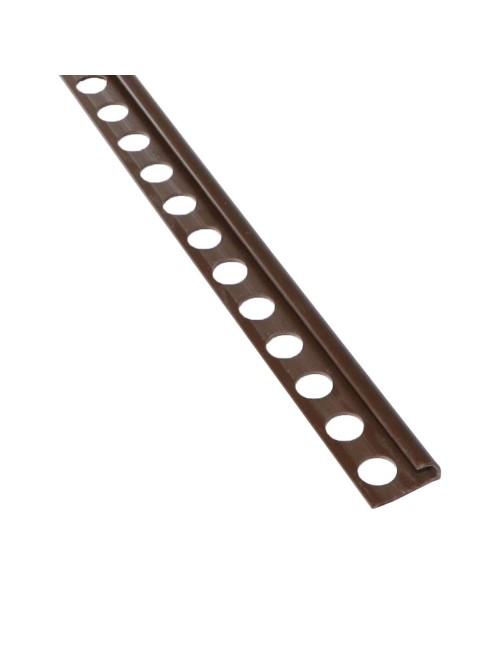 PVC TILE TRIM BROWN 10 MM x 2.60 MTR