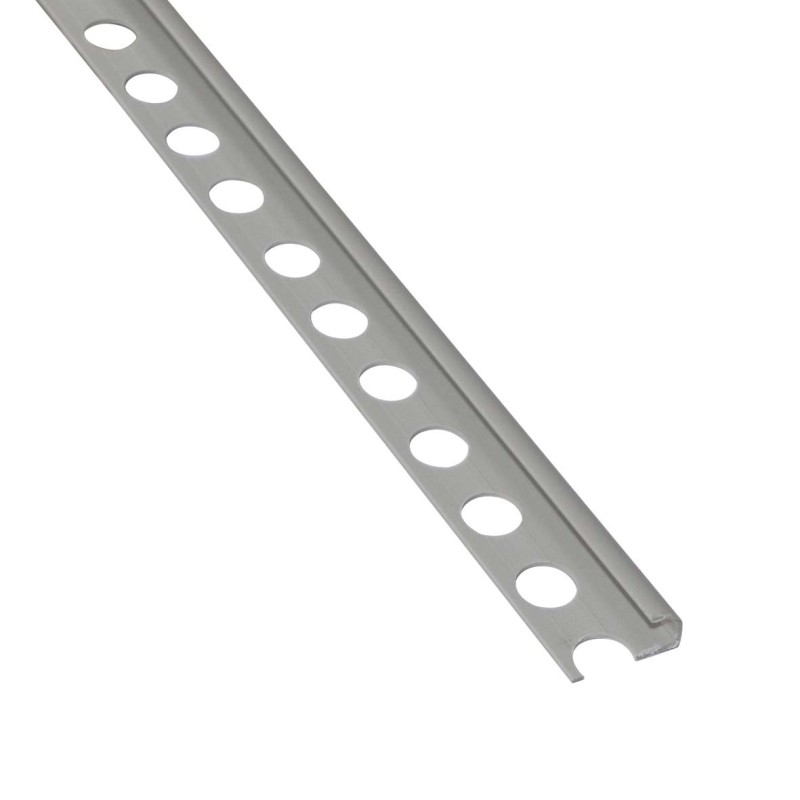 PVC TILE TRIM LIGHT GREY 10 MM x 2.60 MTR