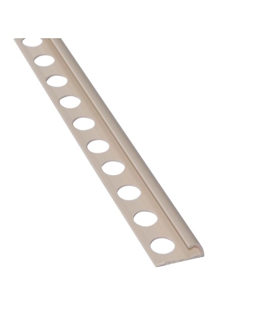 PVC TILE TRIM BEIGE 10 MM x 2.60 MTR