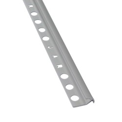 PVC TILE TRIM LIGHT GREY 12 MM x 2.60 MTR