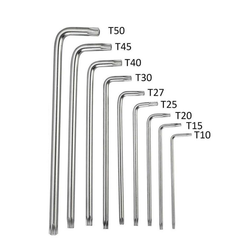 THX-1877/0319 MEDIUM LONG ALLEN KEY STAR 9 PCS/SET