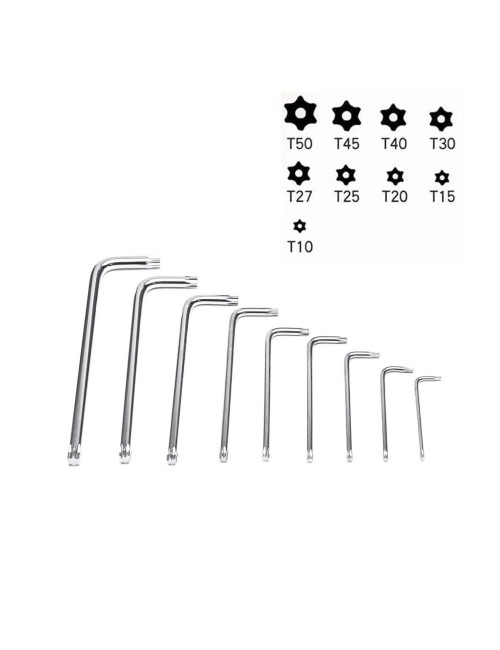 THO-1878/0319/1687 STANDARD ALLEN KEY STAR 9 PCS/SET