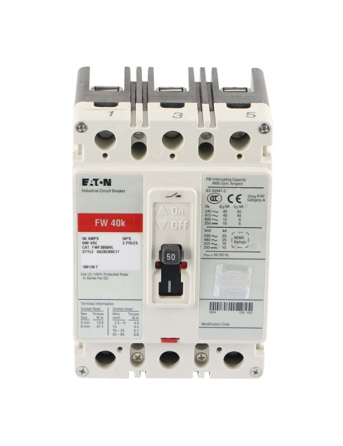 FWF 50AMP MCB (MINIATURE CIRCUIT BREAKER)