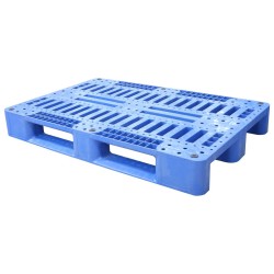PLASTIC PALLET BLUE 120 x 80 x 17 CM