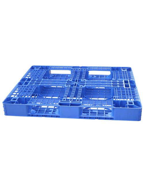 PLASTIC PALLET BLUE 120 x 100 x 12 CM