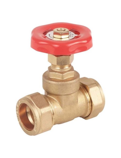 BRASS PIPE VALVE 22 MM