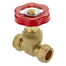 BRASS PIPE VALVE 15 MM