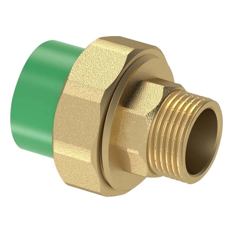 PPR UNION BRASS 1 1/4" x 1"
