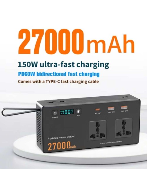 CN150 BLUE FIRE PORTABLE POWER STATION 27000mAH 150W