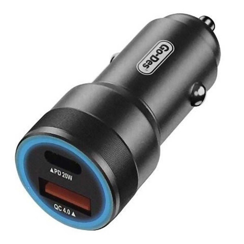GD-QC2017 52.2W USB + USB-C QC22.5W PD30W SUPPER FAST CAR ADAPTER