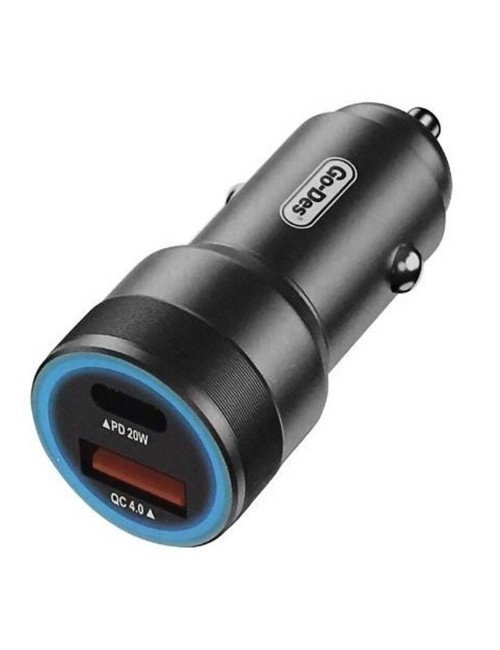 GD-QC2017 52.2W USB + USB-C QC22.5W PD30W SUPPER FAST CAR ADAPTER