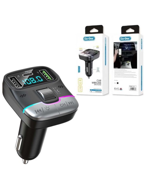 GD-BT39 CAR WIRELESS MP3 PLAYER,FM TRANSMITTER WITH USB & TYPE-C PORT