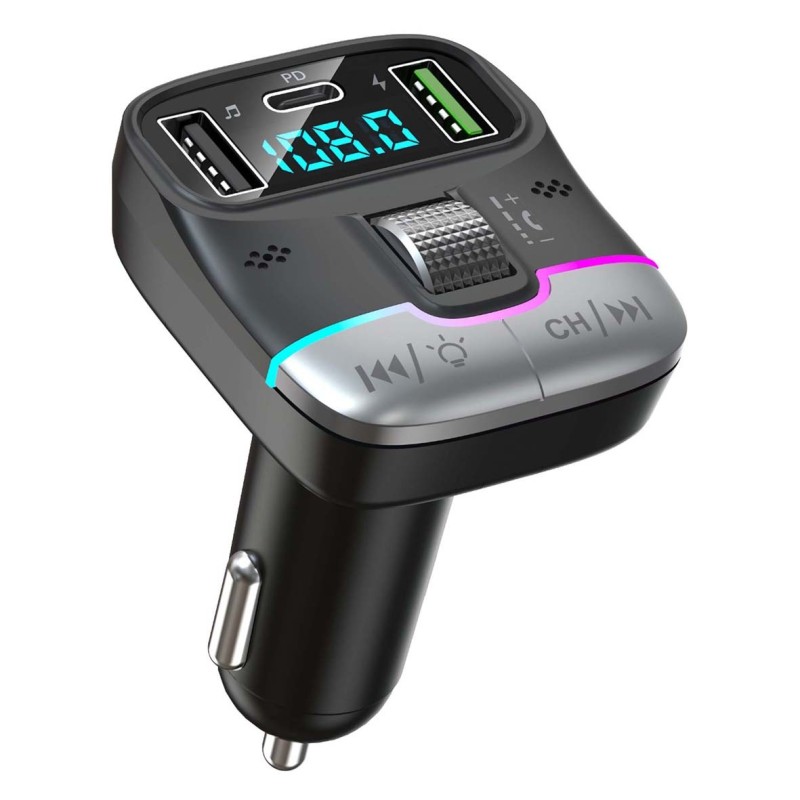 GD-BT39 CAR WIRELESS MP3 PLAYER,FM TRANSMITTER WITH USB & TYPE-C PORT