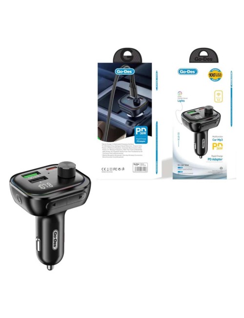 GD-BT38 PD36W+QC3.0 CAR WIRELESS MP3 PLAYER 5.3