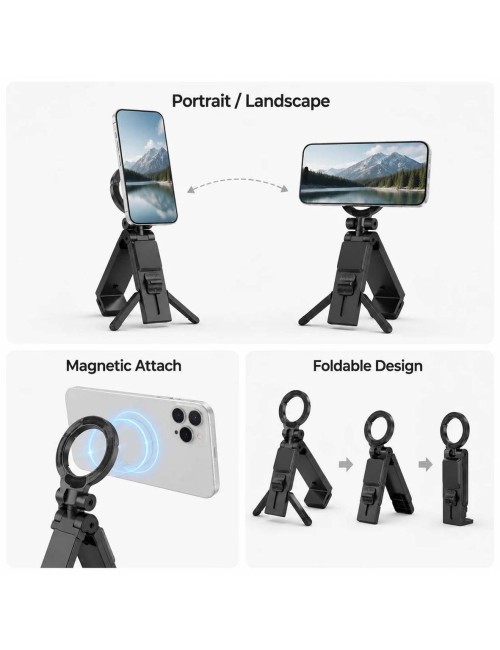 GOJI L1 360 FOLDABLE MAGNETIC TRIPOD PHONE HOLDER FOR MAGSAFE