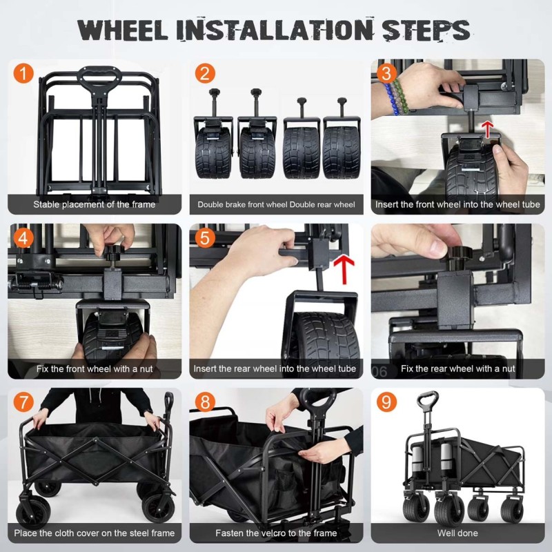 FCC4 FOLDABLE CAMPING CART