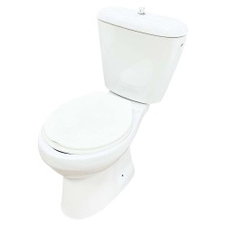WESTREN TOILET SEAT WITH FLUSH TANK WHITE