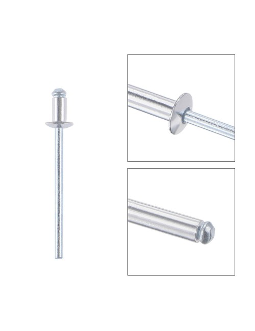 BLIND ALUMINIUM RIVET SILVER 3.2" x 7.4 MM
