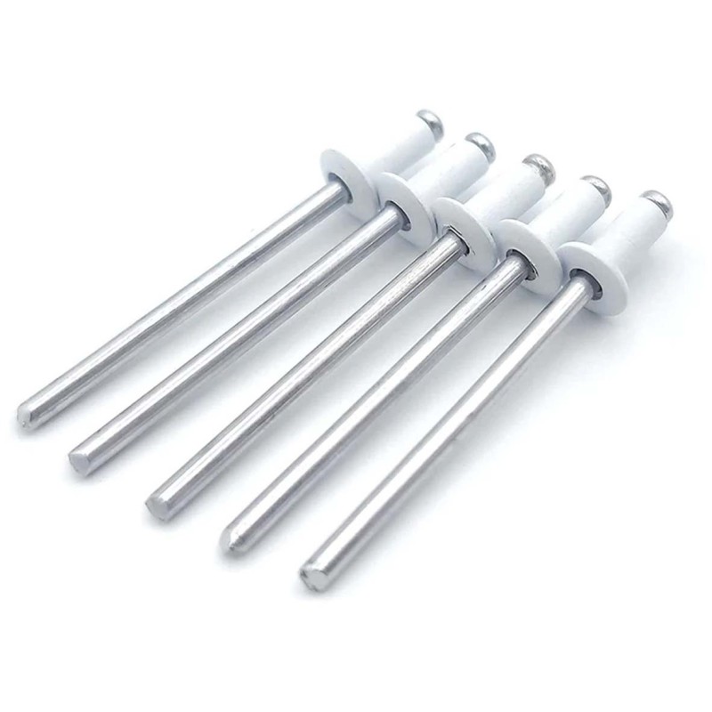 BLIND ALUMINIUM RIVET WHITE 4 x 9.4 MM