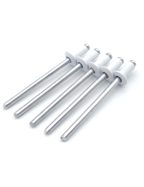 BLIND ALUMINIUM RIVET WHITE 4 x 9.4 MM
