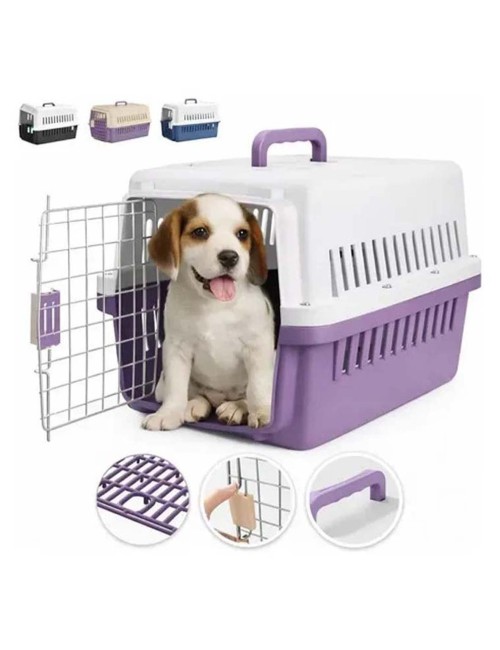 NK-80090 PLASTIC DOG CRATE SMALL,PET TRAVEL CARRIER FOR OUTING