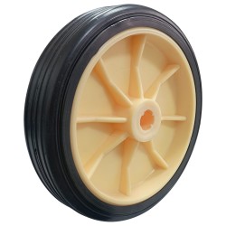 SADAF PLASTIC RIM TROLLEY WHEEL 6"