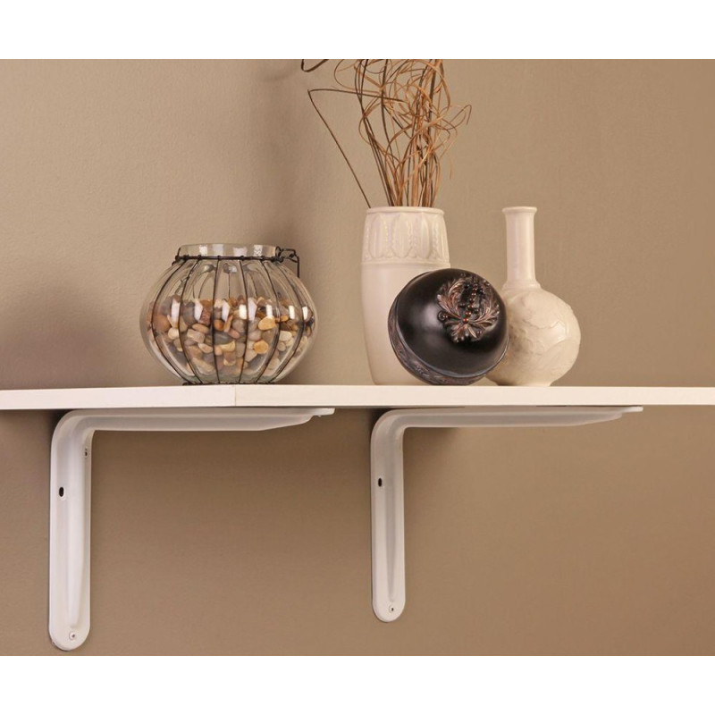 SHELF BRACKET WHITE