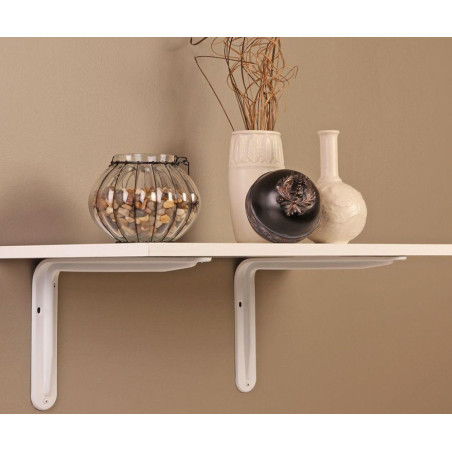 SHELF BRACKET WHITE