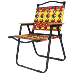 LB-21250/21251/21252 JIHAM FOLDABLE CAMPING CHAIR WITH ARMREST 54X40X40CM