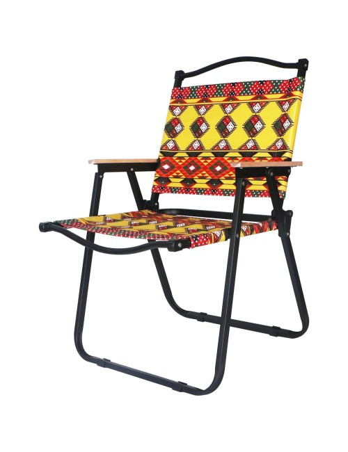 LB-21250/21251/21252 JIHAM FOLDABLE CAMPING CHAIR WITH ARMREST 54X40X40CM
