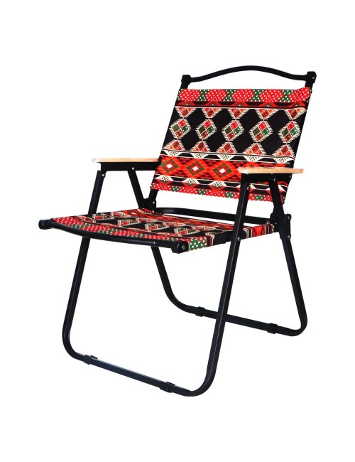 LB-21250/21251/21252 JIHAM FOLDABLE CAMPING CHAIR WITH ARMREST 54X40X40CM
