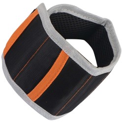 20 MAGNETIC WRISTBAND BLACK WITH GREY BORDER