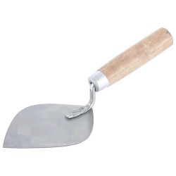 POINTED TROWEL WITH WOODEN HANDLE 4"