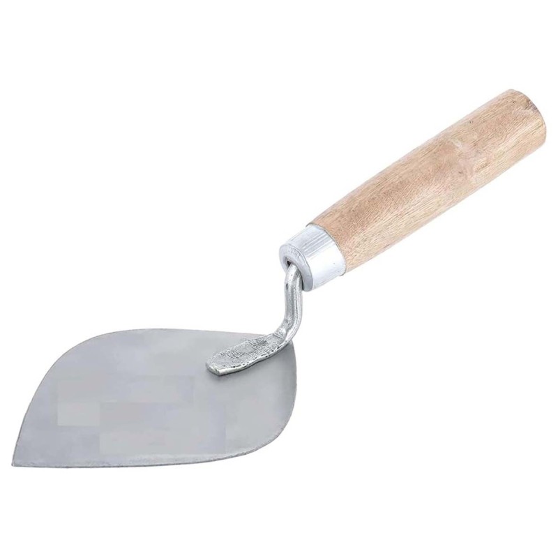 POINTED TROWEL WITH WOODEN HANDLE 7"